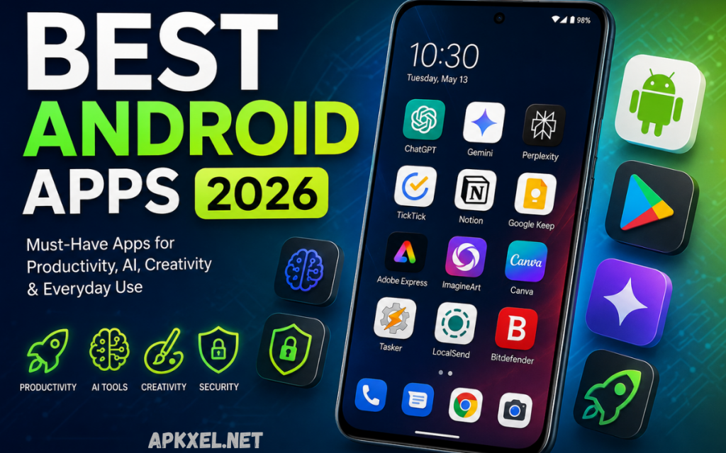 Must-Have Android Apps in 2026: Essential Apps for Productivity, Security, Entertainment, and Daily Life Must-Have Android Apps in 2026